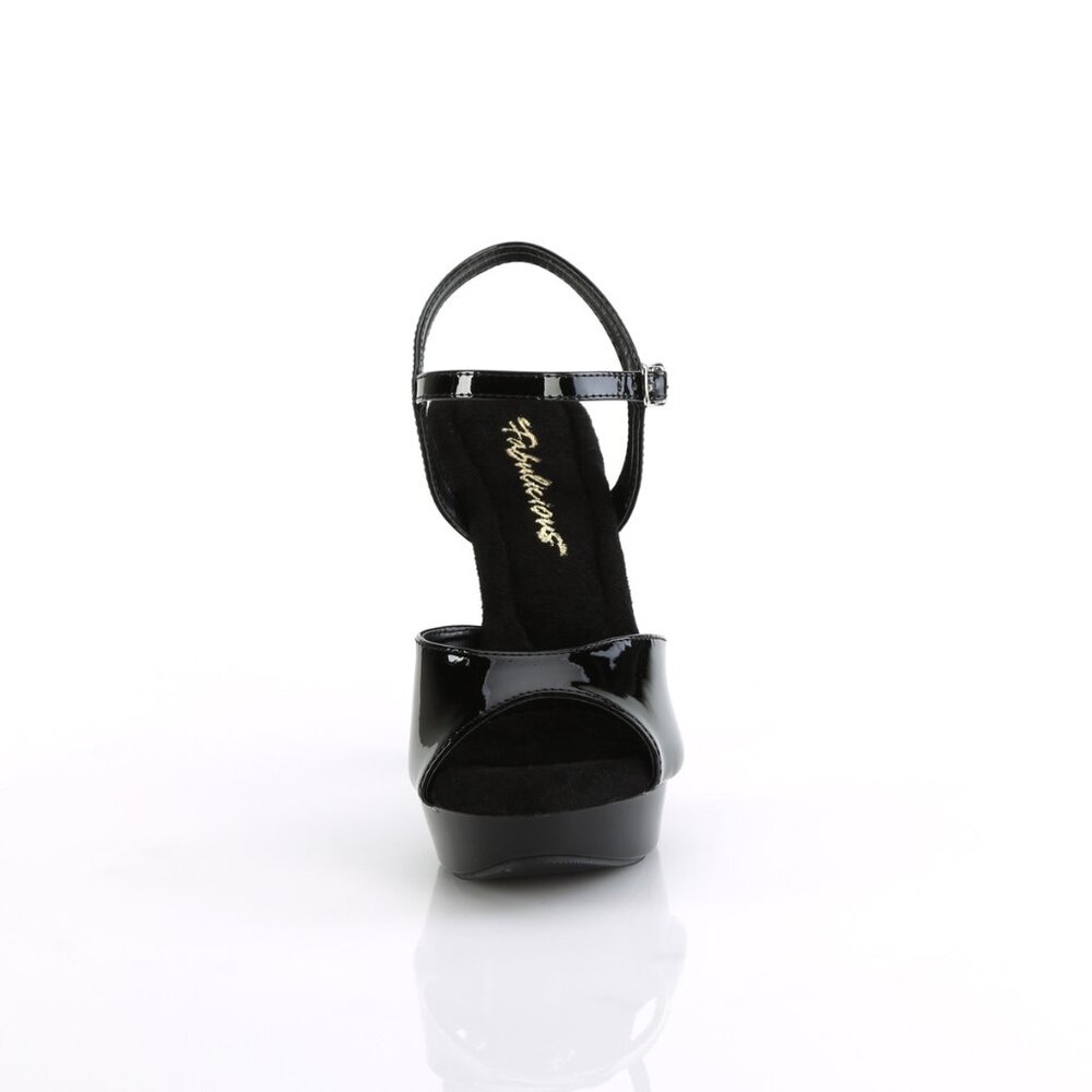 Fabulicious Cocktail 509 Black Platform Heels - Picture 3 of 4